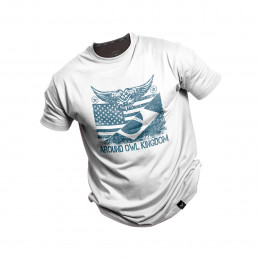 Camiseta Brand Concept Fairsoft Around Owl Kingdom - Branco